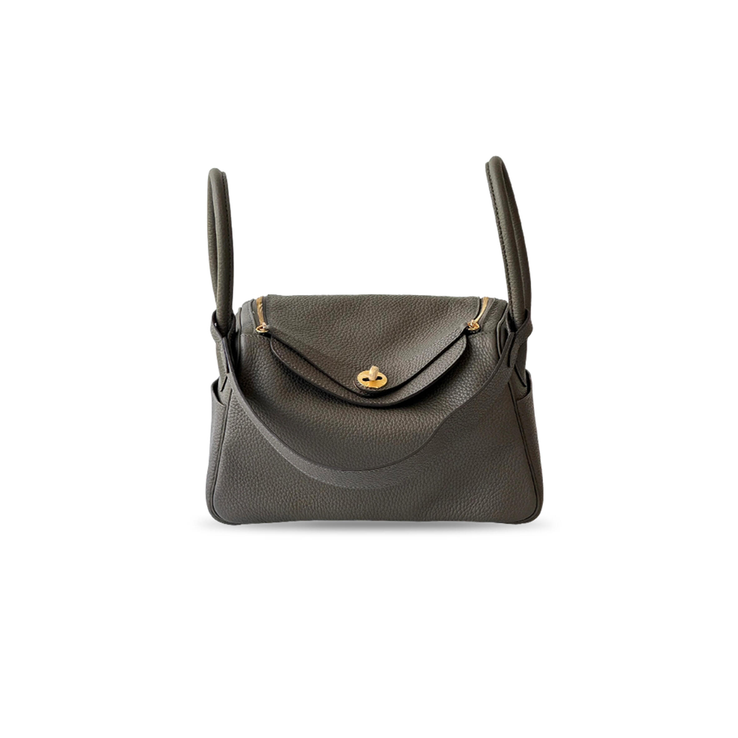 H**me5 master lindy 34 gold buckle clemence elephant grey (34*23*17cm) lindy 34 959-1559 usd
